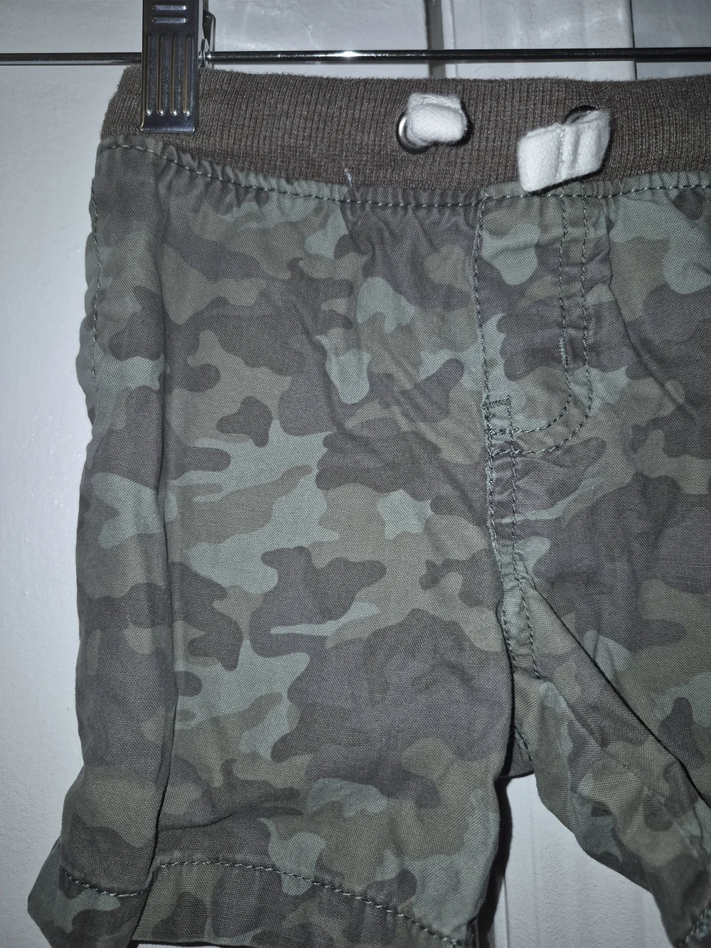 Cat & Jack Camouflage Pull-On Shorts - Green & Brown 2T